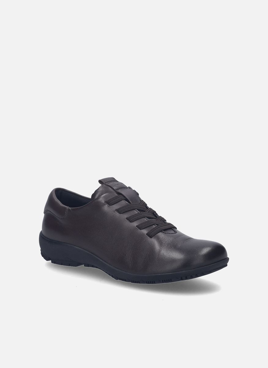 Minimalistische Leder-Schnürschuhe