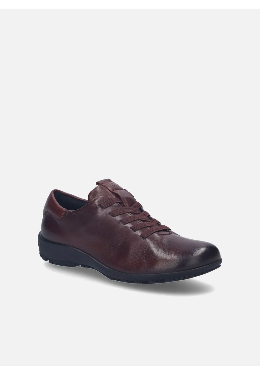 Bequeme Leder-Halbschuhe zum Schnüren
