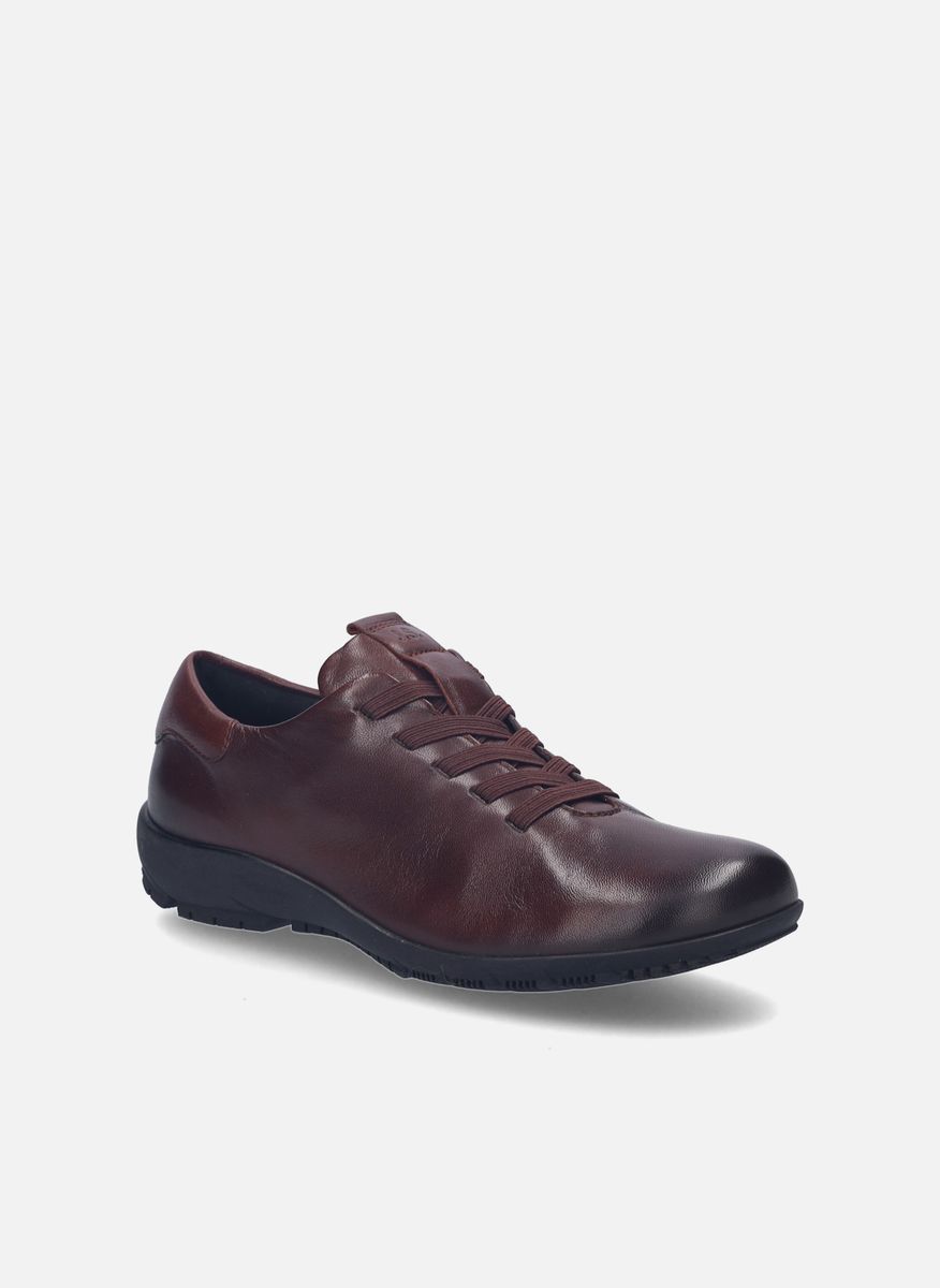 Bequeme Leder-Halbschuhe zum Schnüren