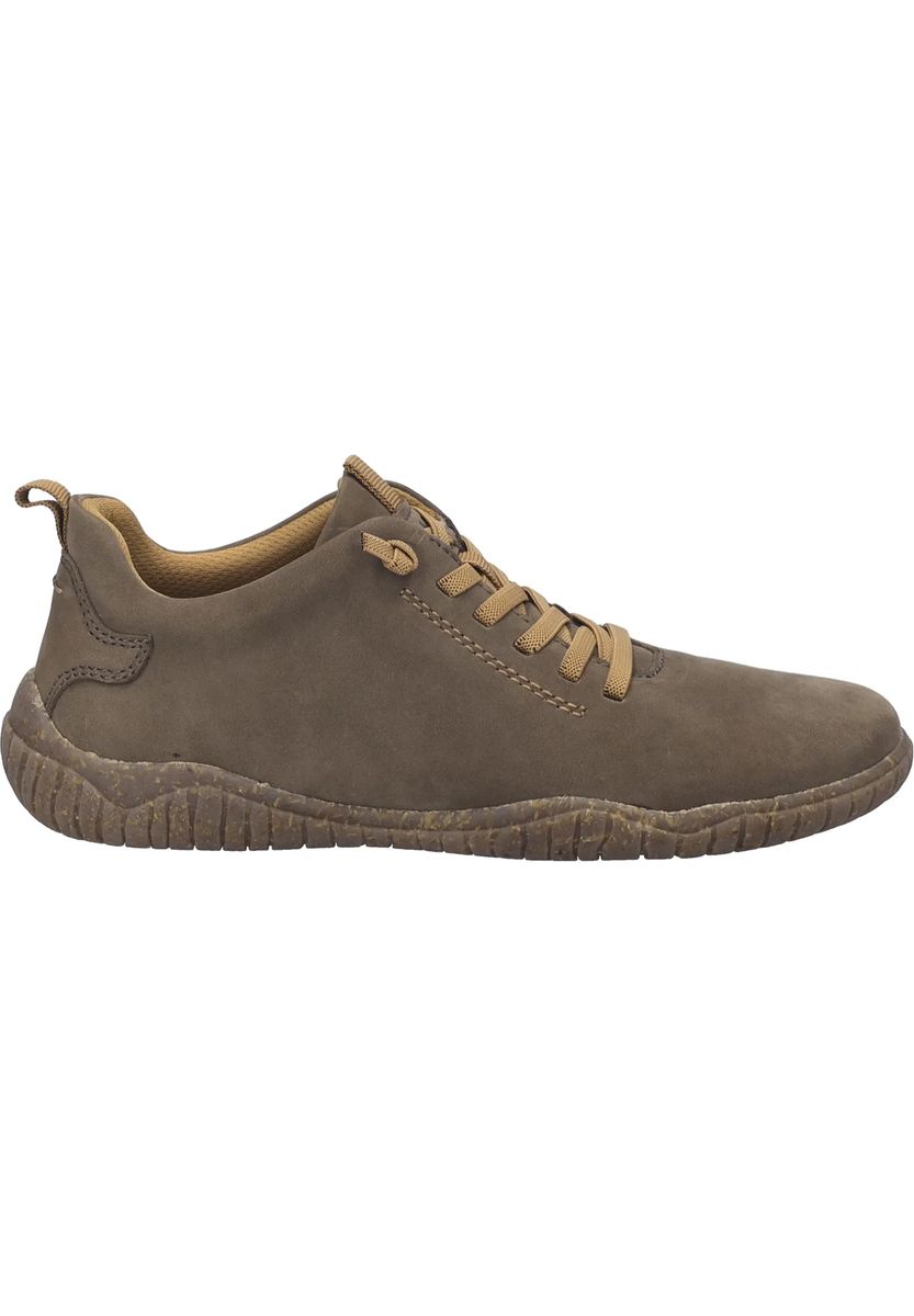 Bequemer Barfuß-Schnürschuh aus Leder