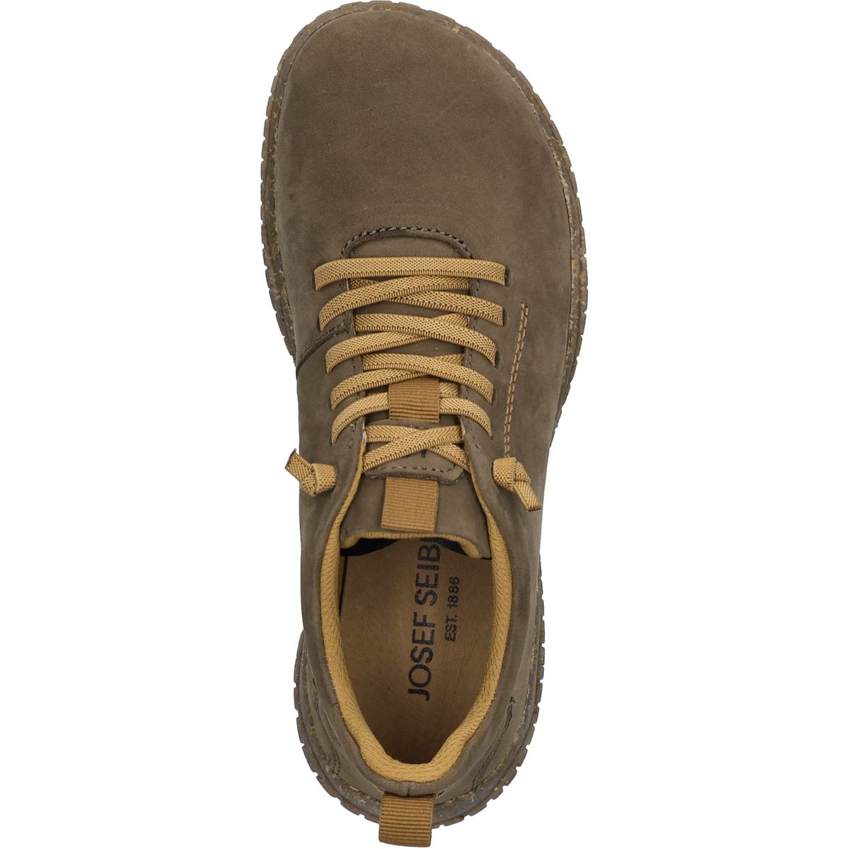Bequemer Barfuß-Schnürschuh aus Leder