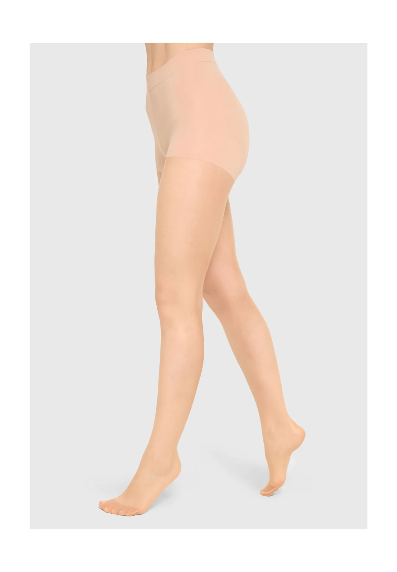 Transparente Shaping-Strumpfhose mit Contouring