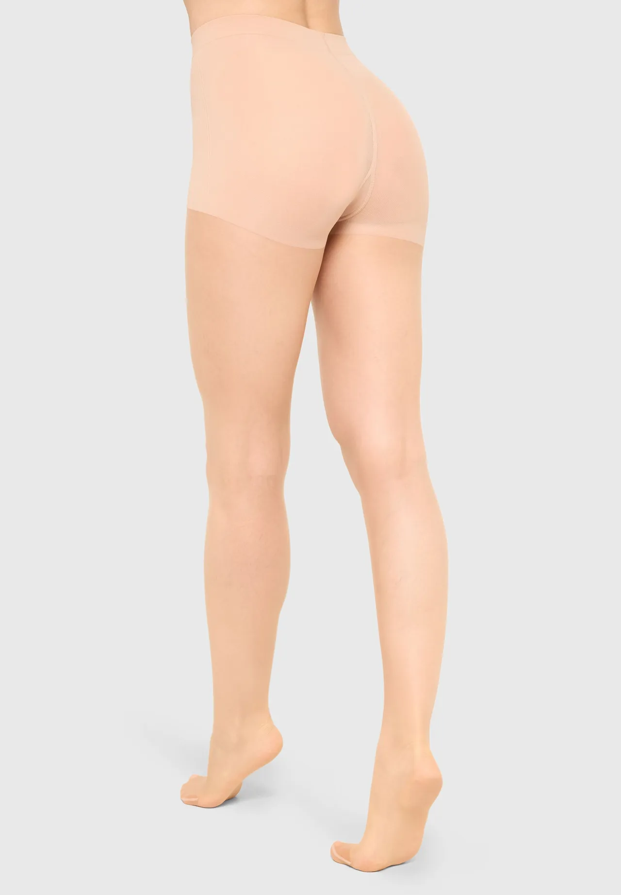 Transparente Shaping-Strumpfhose mit Contouring