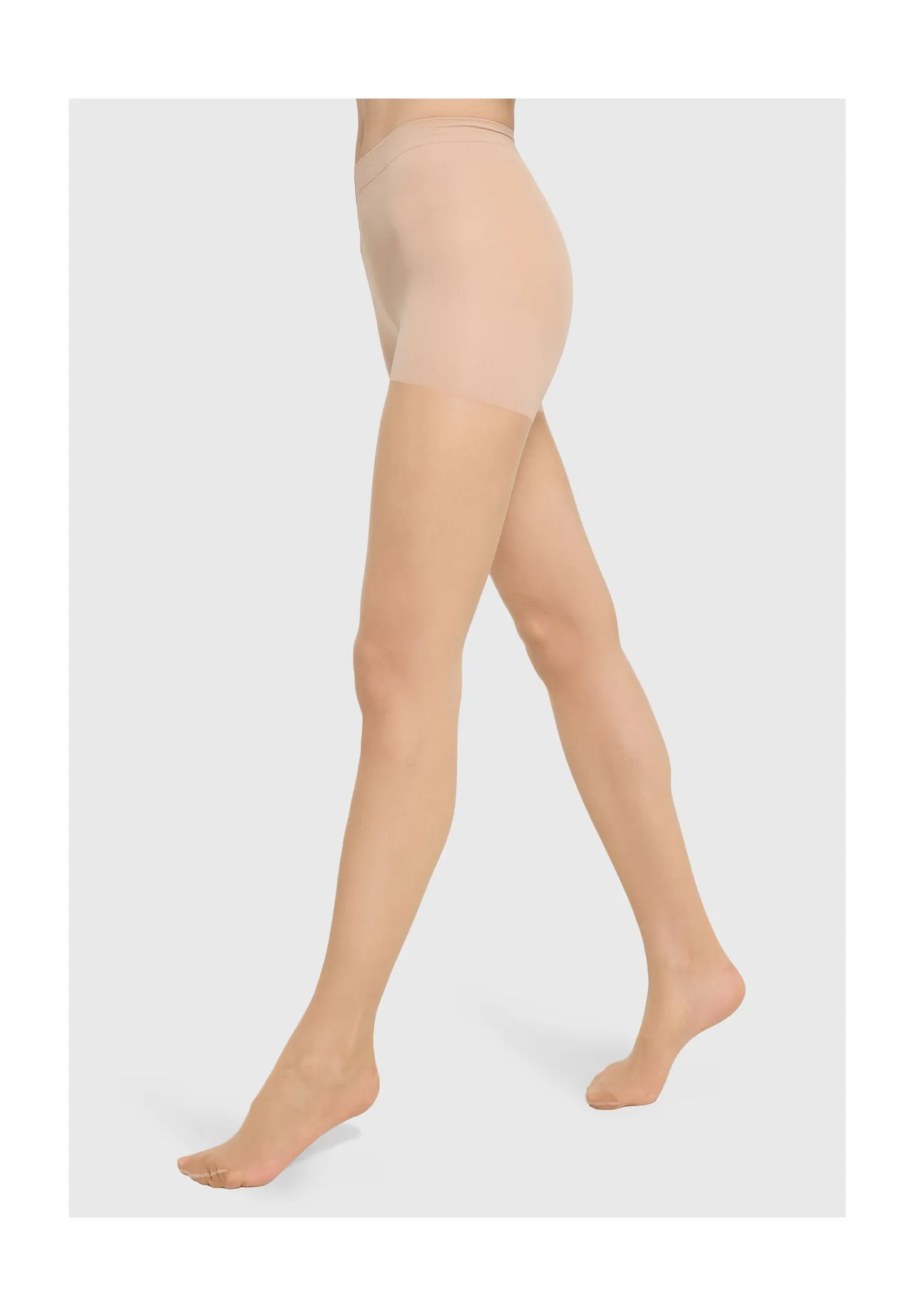 Transparente Shaping-Konturstrumpfhose