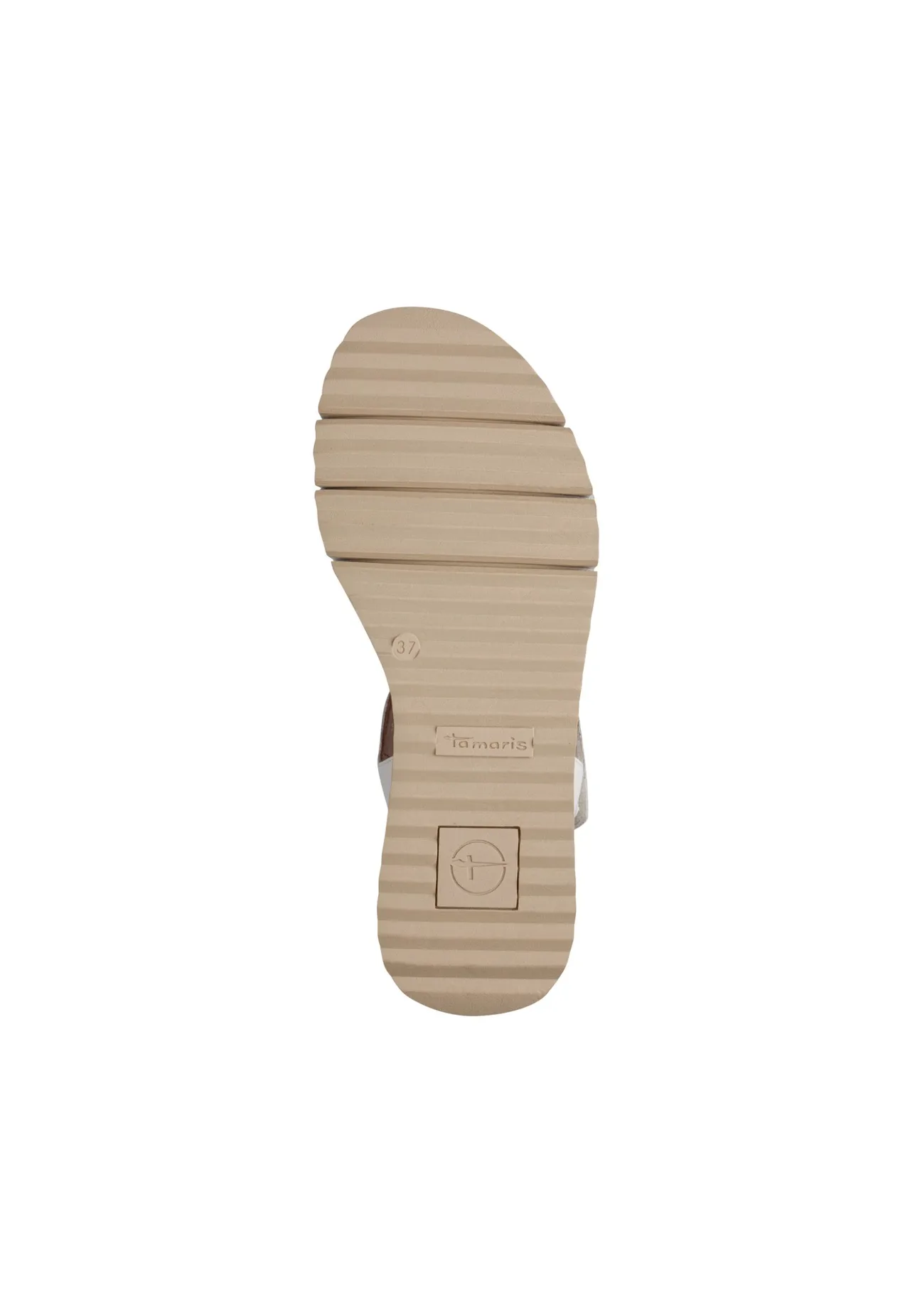 Plateau-Sandalen mit dekorativer Schnalle