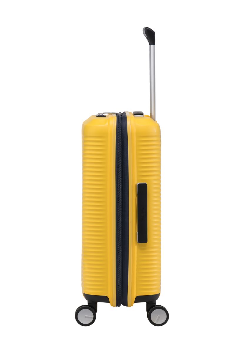 Gerippter Hartschalen-Kabinenzu-Trolley