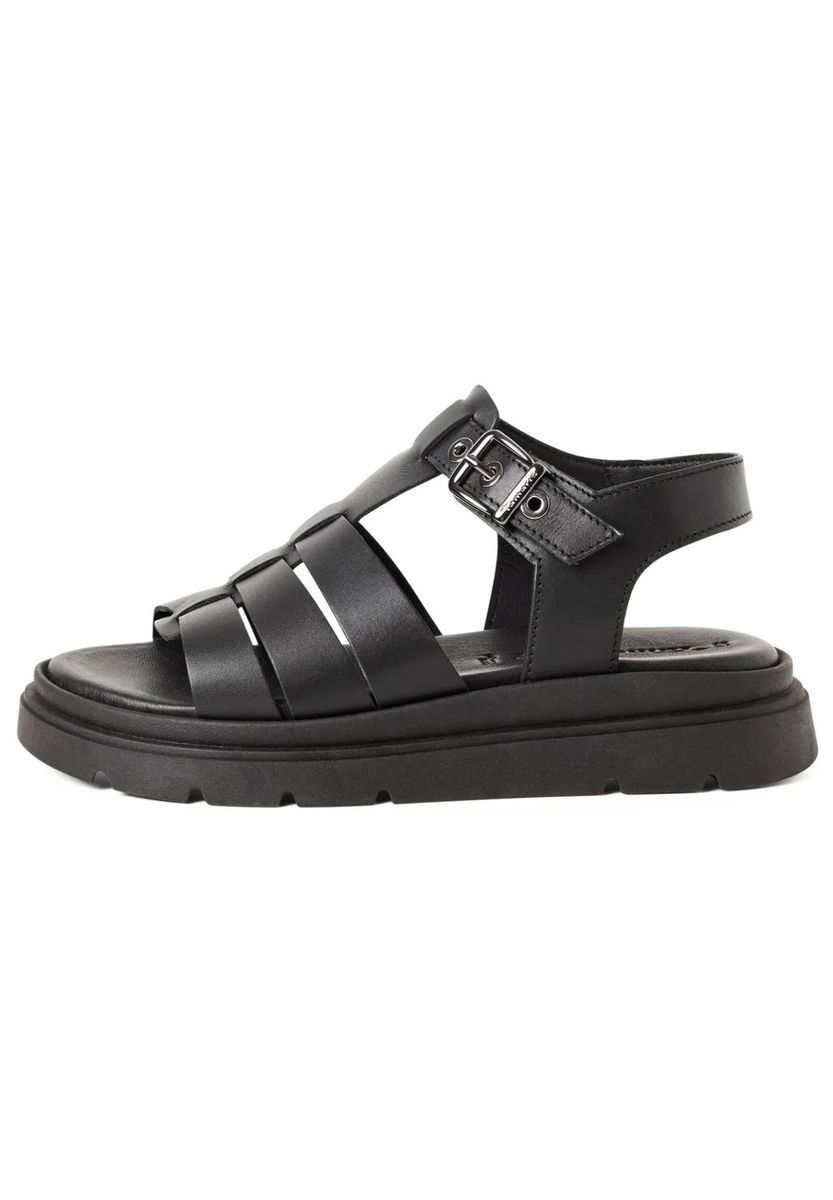 Chunky Riemchen-Sandalen im Cage-Design