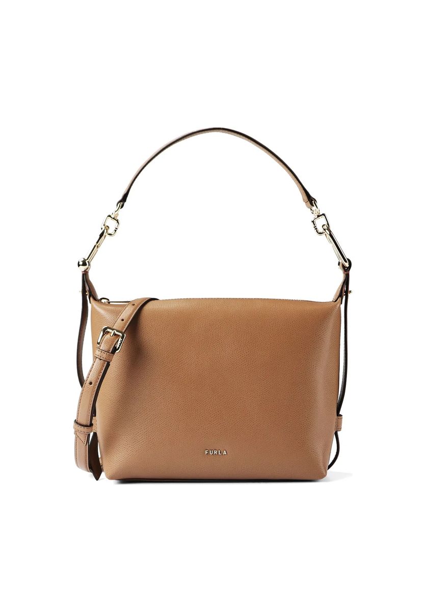 Elegante Hobo-Tasche aus genarbtem Leder