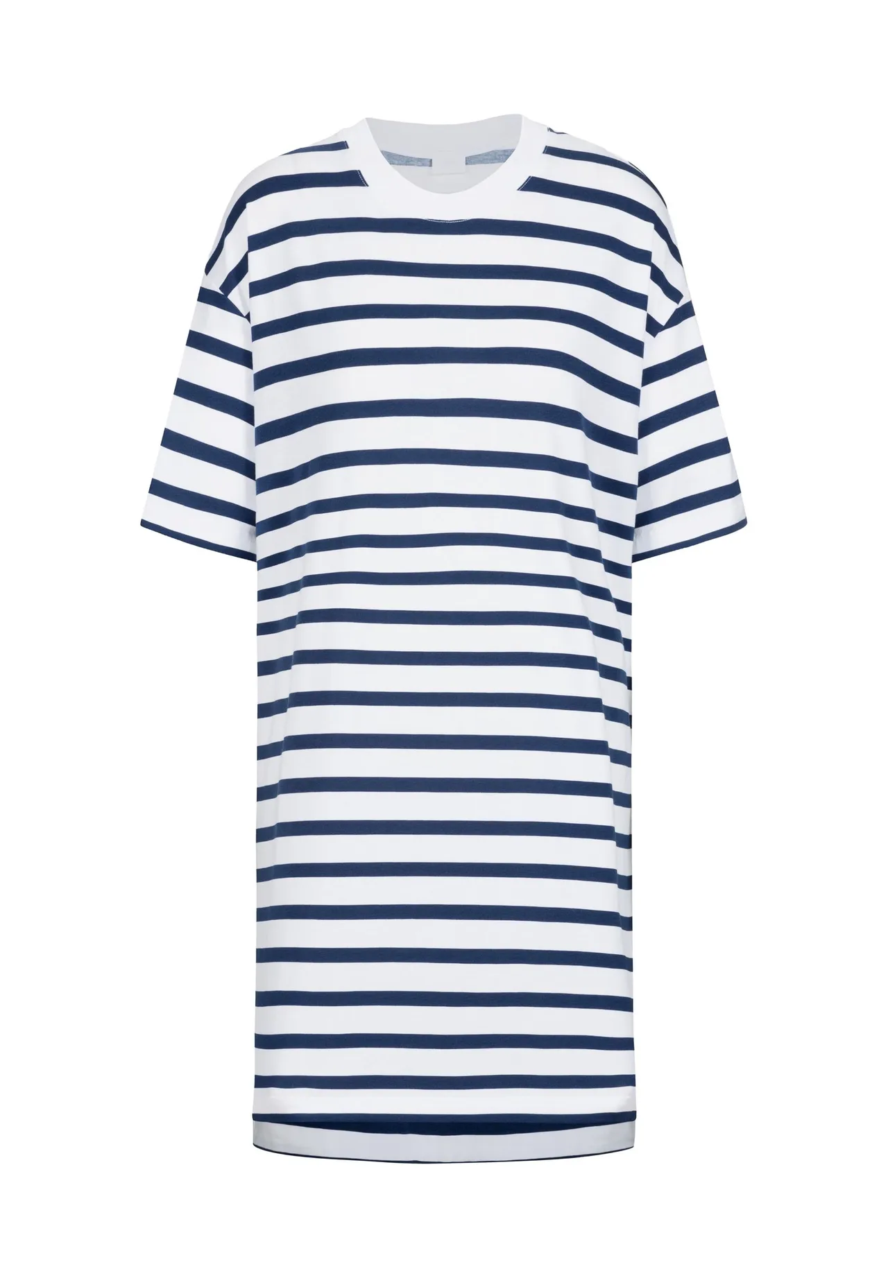 Lockeres Gestreiftes T-Shirt Nachthemd