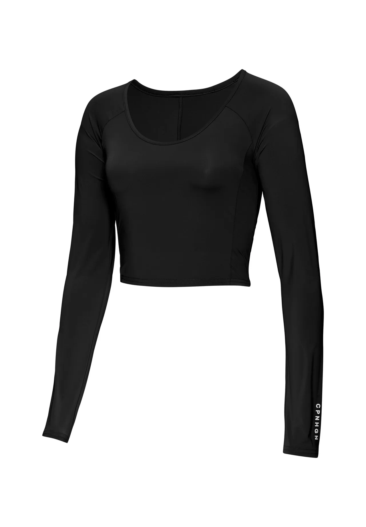 Langärmeliges Performance Crop-Top