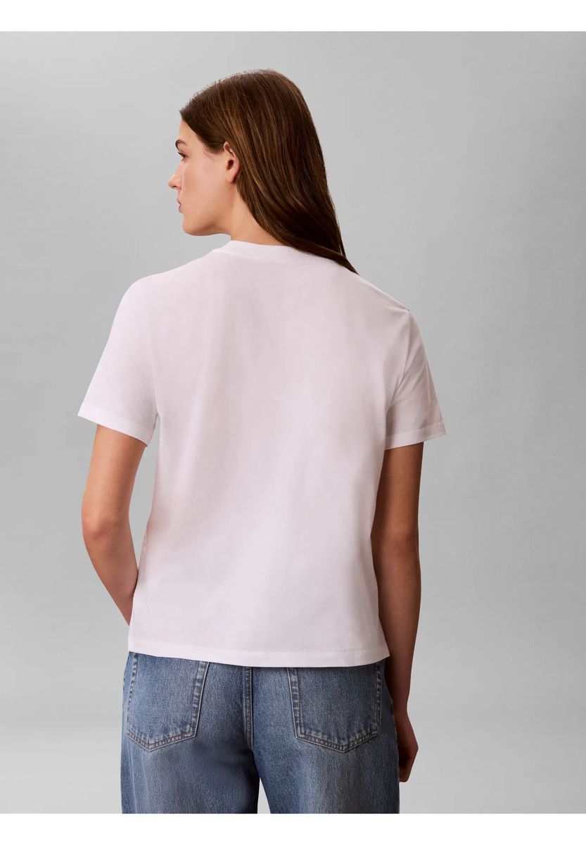 Baumwoll-T-Shirt mit Schriftzug-Logo