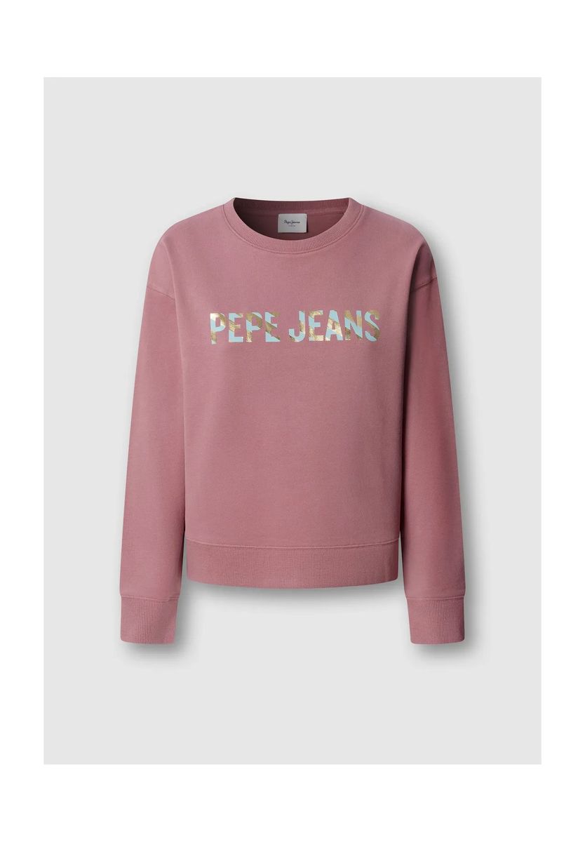 Klassisches Sweatshirt mit Logo-Print