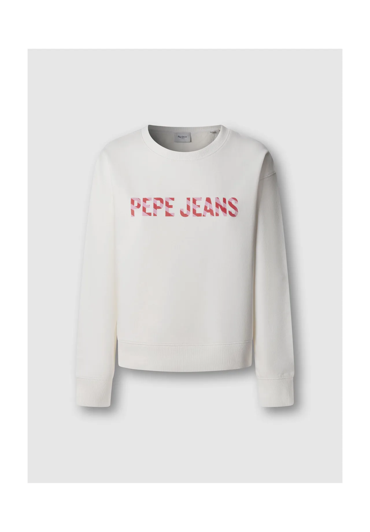 Sweatshirt mit geometrischem Logo-Print