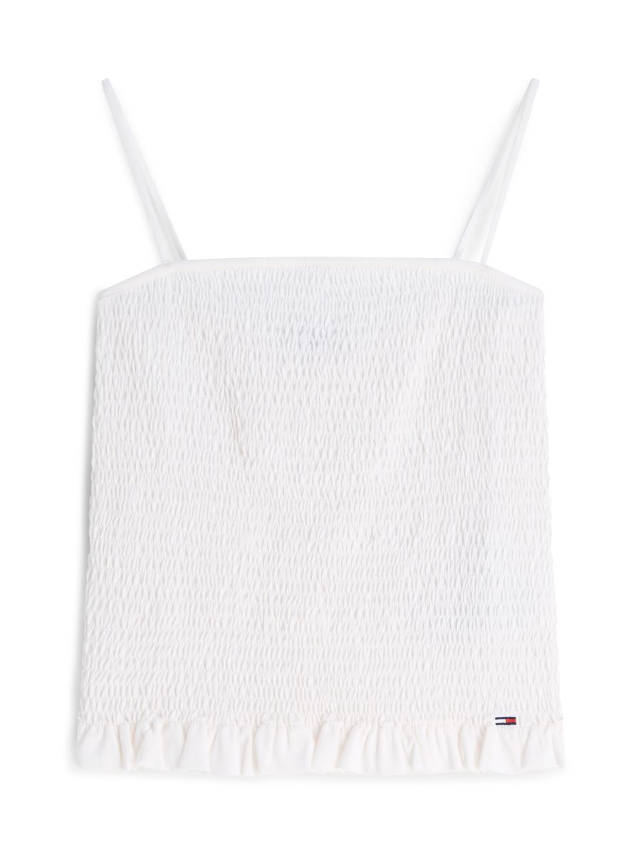 Gesmokte Camisole mit Rüschen