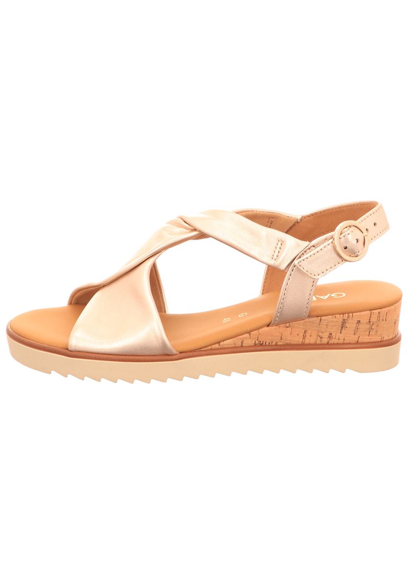 Elegante Riemchensandalen mit Keilabsatz