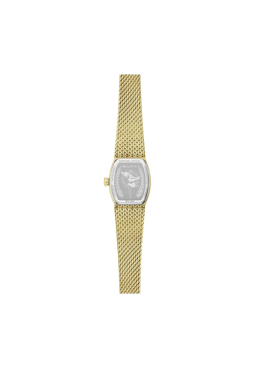 Elegante Mesh-Armbanduhr mit Malachit-Zifferblatt