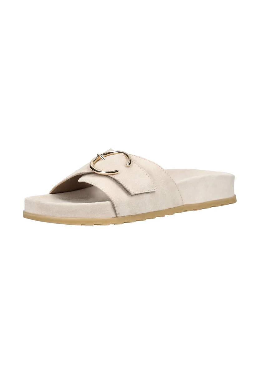 Sandaletten aus Wildleder mit Schnalle