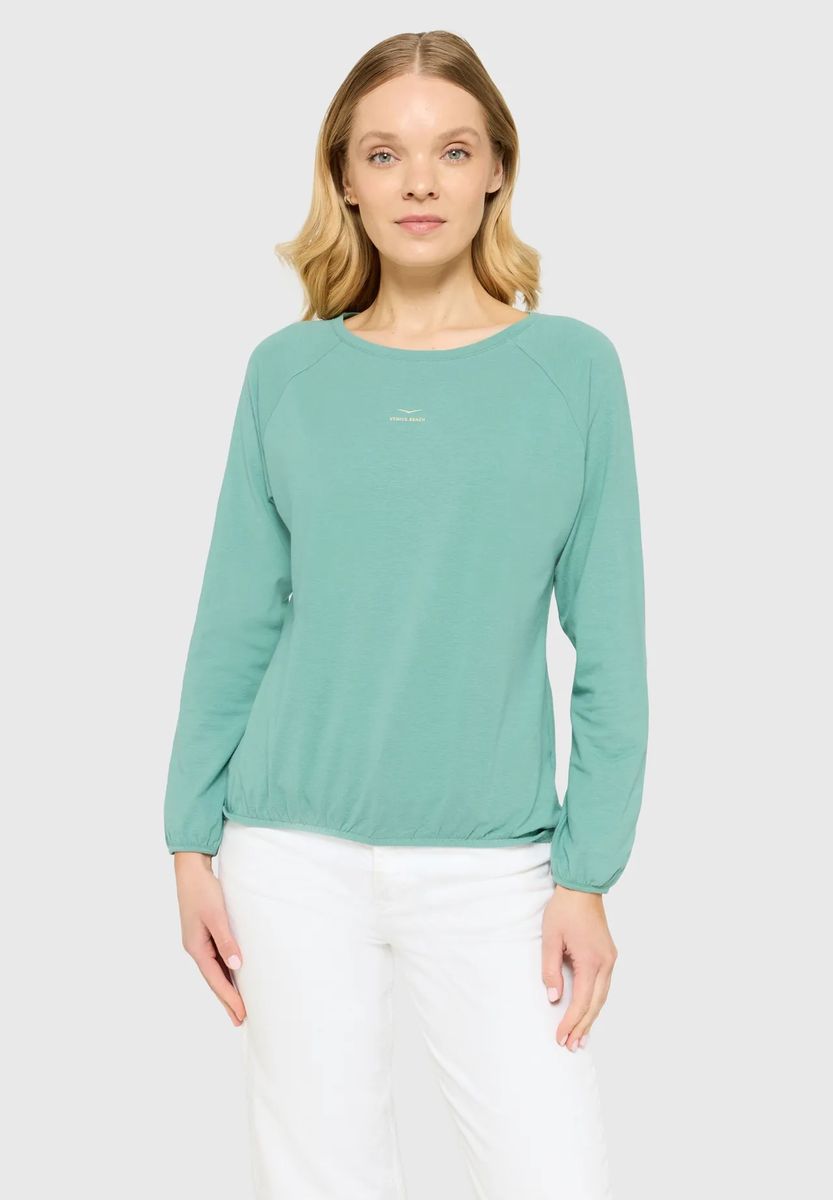 Weiches Modal-Shirt mit Elastiksaum