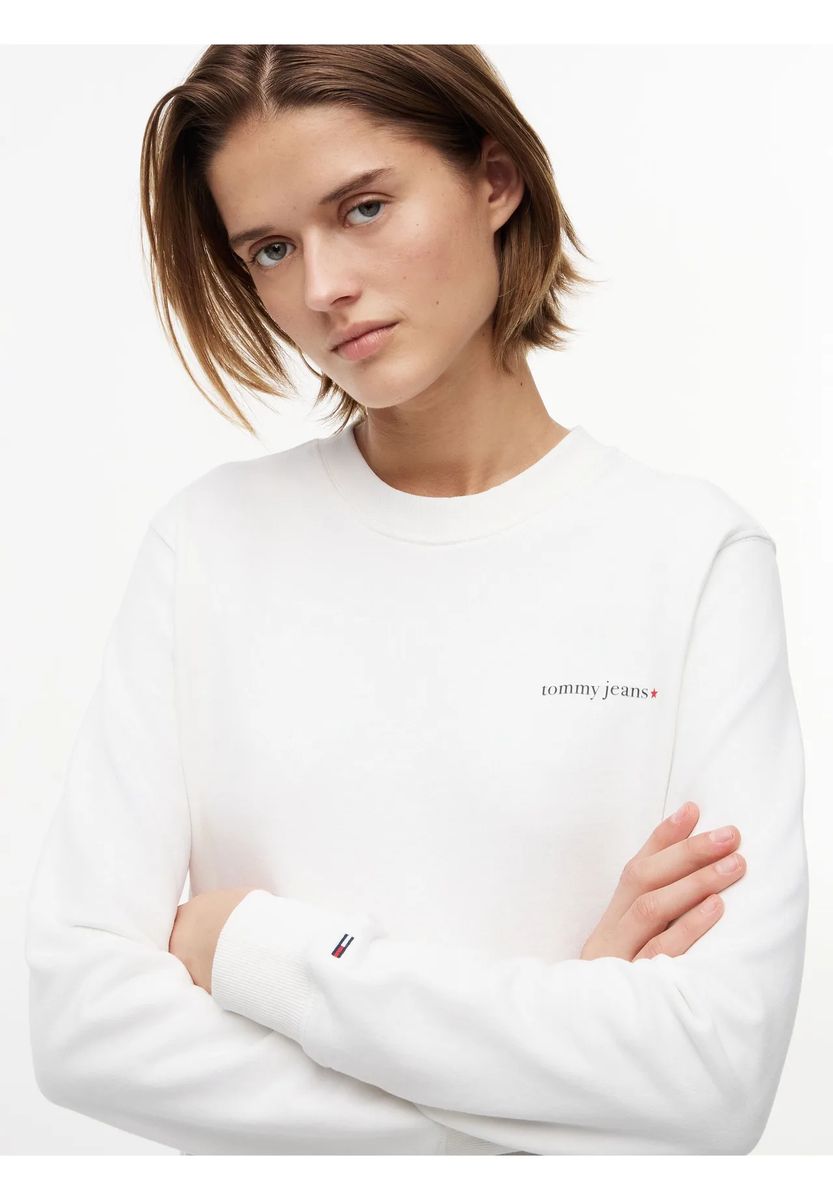 Minimalistisches Crewneck-Sweatshirt aus Baumwolle