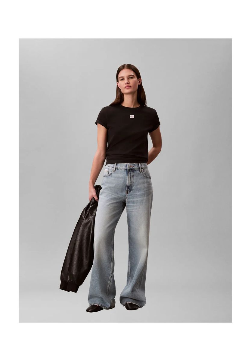 T-Shirt mit Logo-Patch
