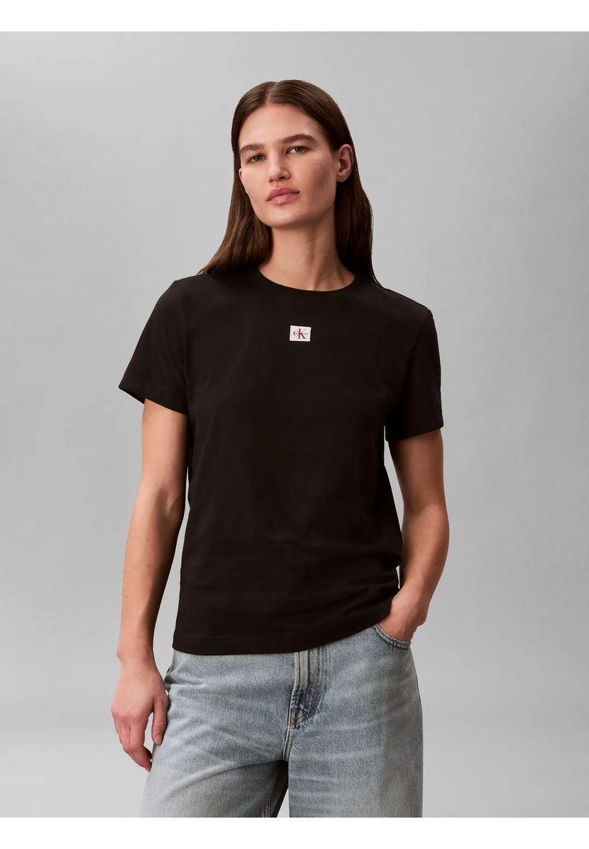 T-Shirt mit Logo-Patch