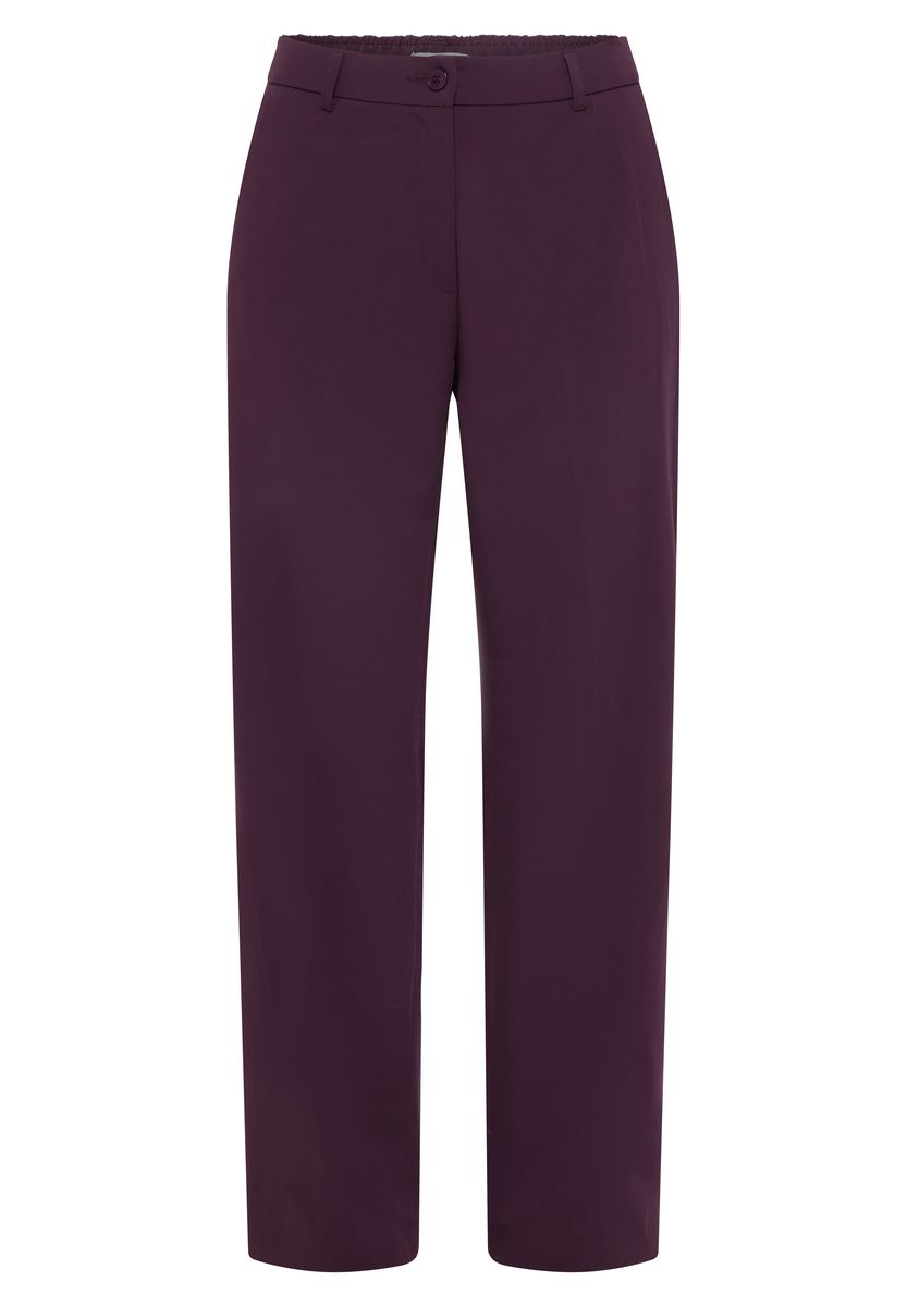 Geradlinige Anzughose mit hoher Taille