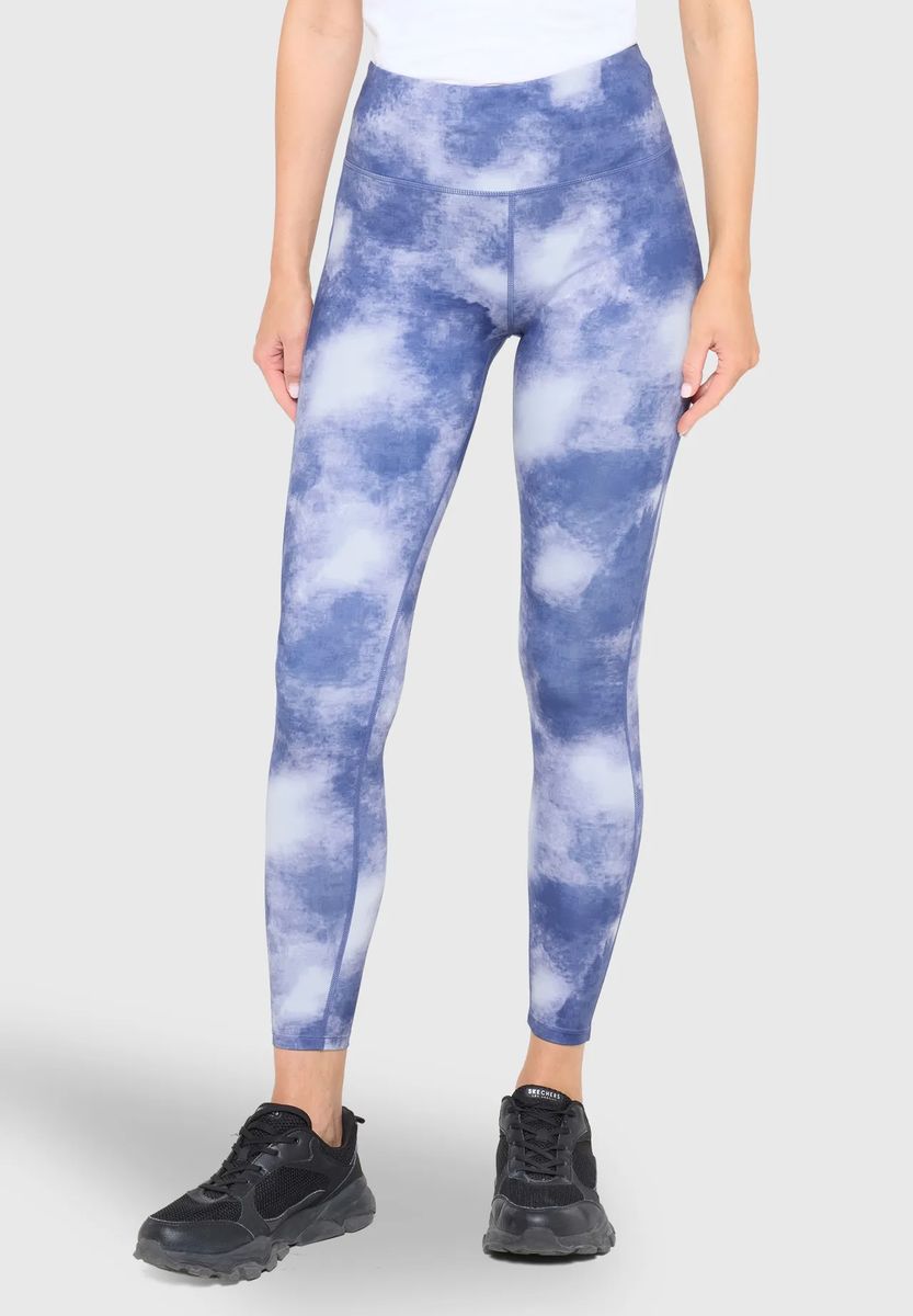 Sport-Leggings mit Wolken-Print