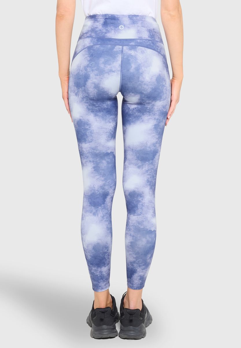 Sport-Leggings mit Wolken-Print