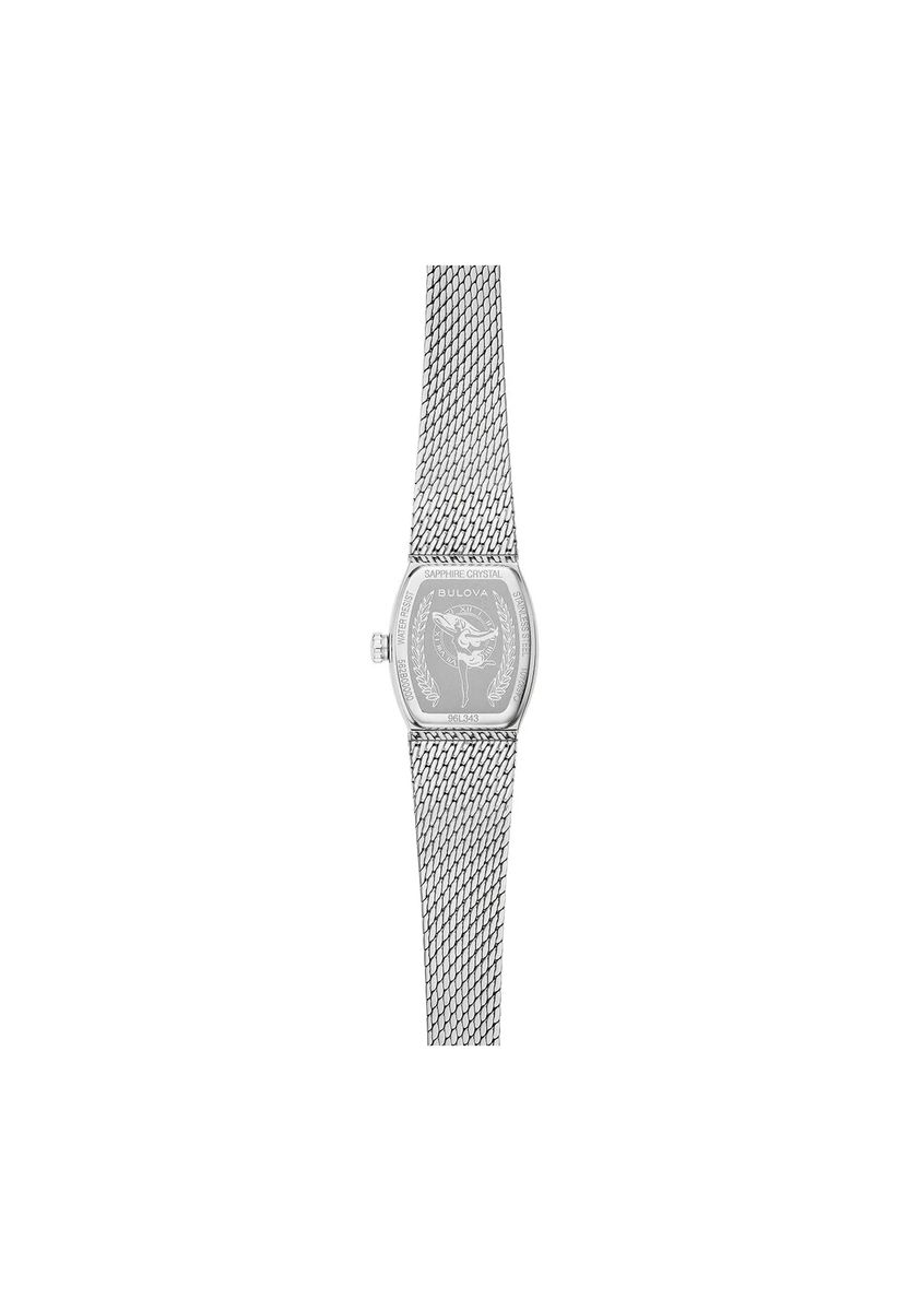 Elegante ovale Mesh-Armbanduhr