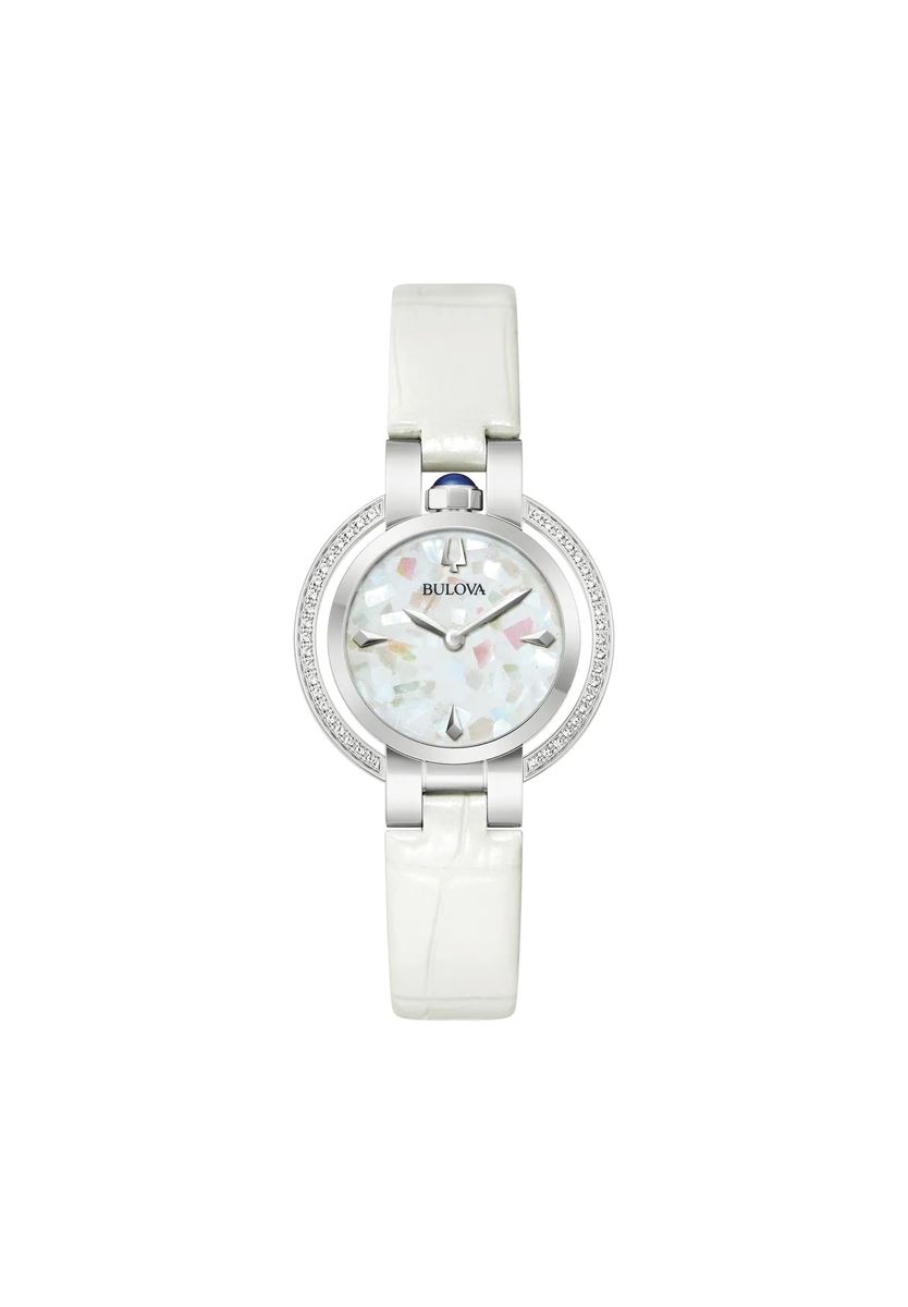 Elegante Mosaik-Armbanduhr mit Diamanten