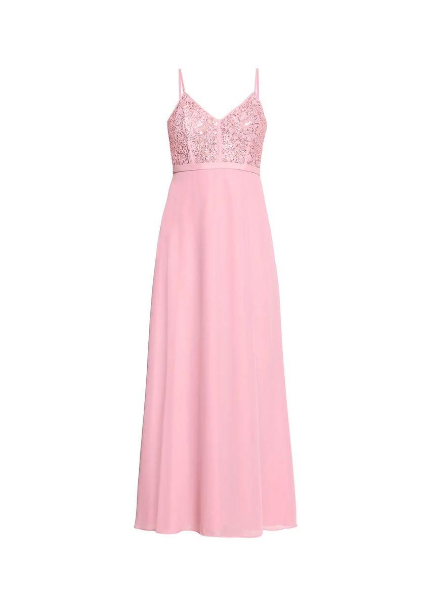 Abendkleid mit Spitzenoberteil