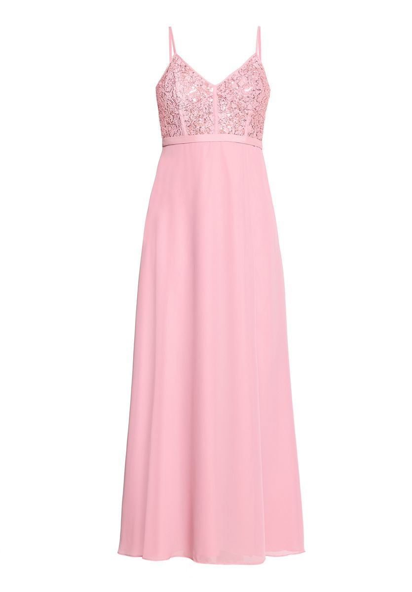 Abendkleid mit Spitzenoberteil