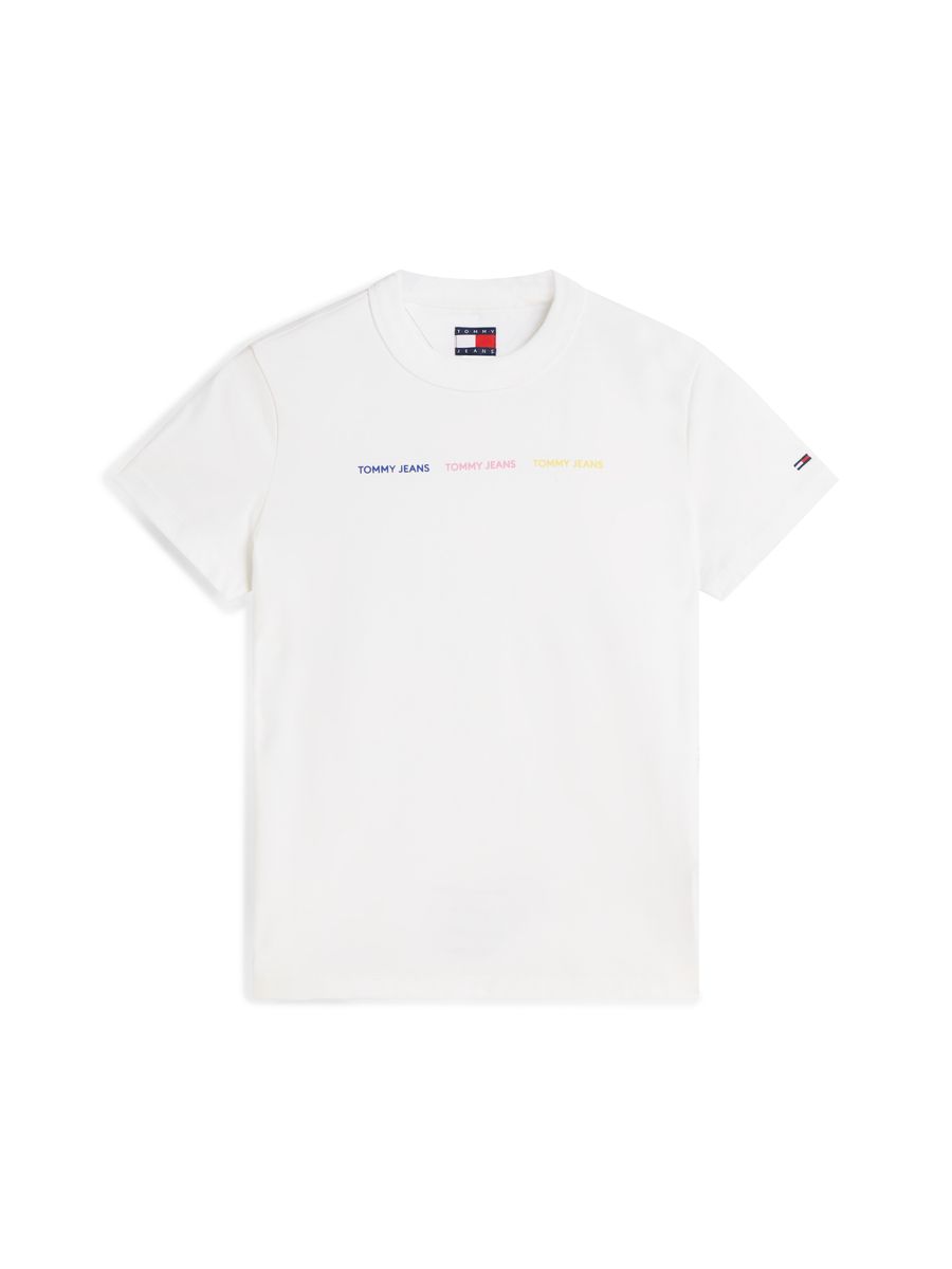 Minimalistisches Logo-T-Shirt aus Baumwolle