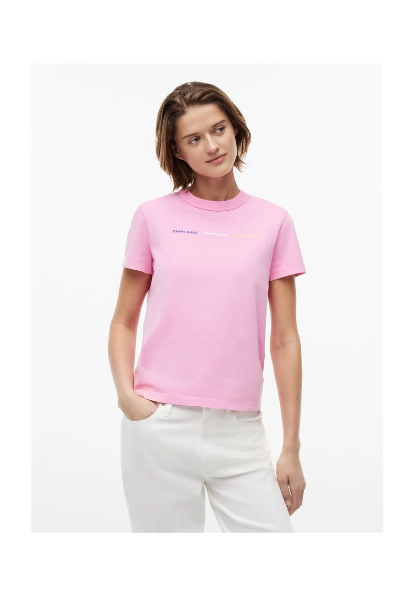 Baumwoll-T-Shirt mit Logo-Print