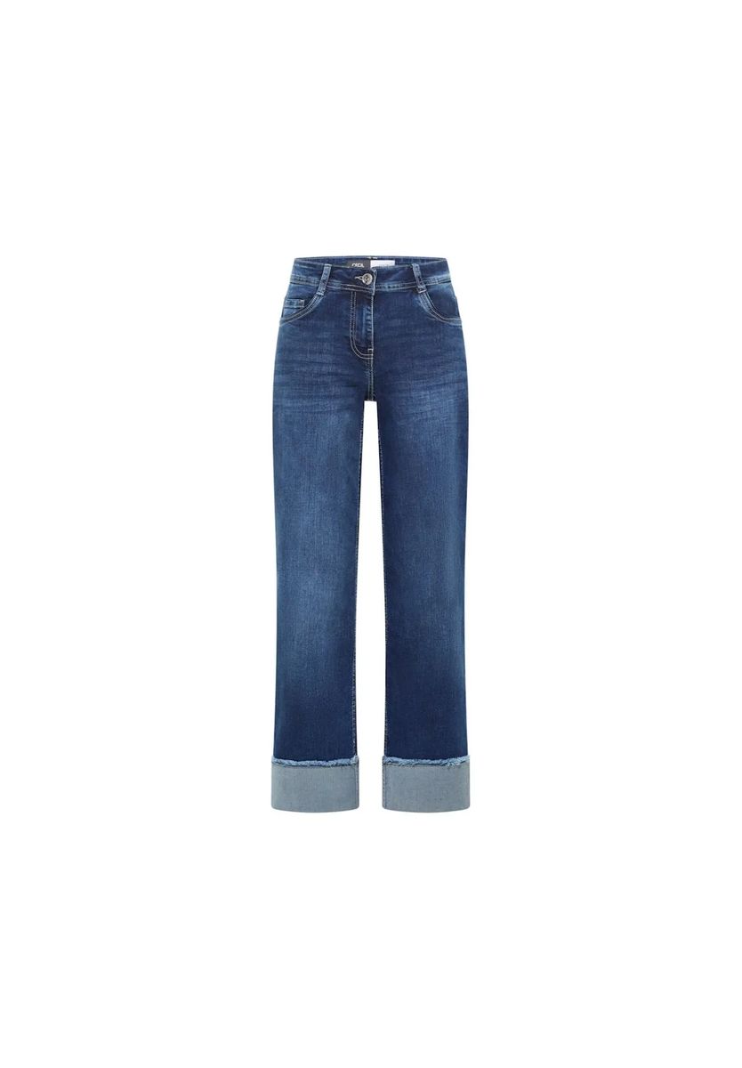 High-Waist Jeans mit weitem Bein