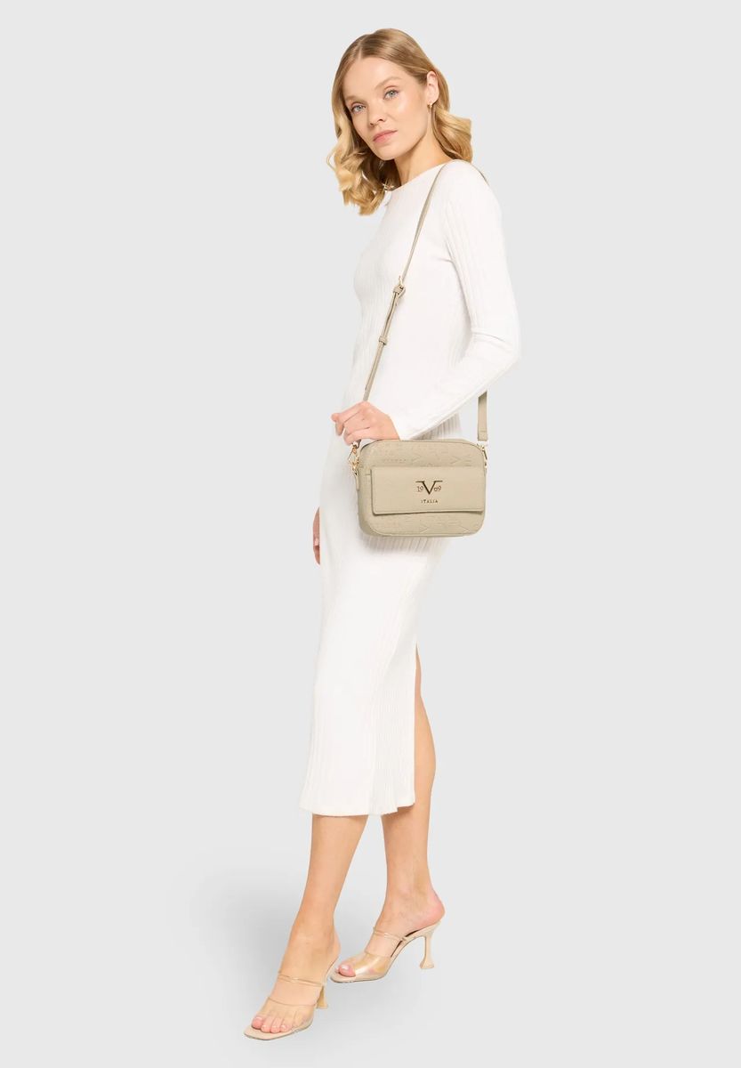 Crossbody mit Allover-Monogramm-Prägung