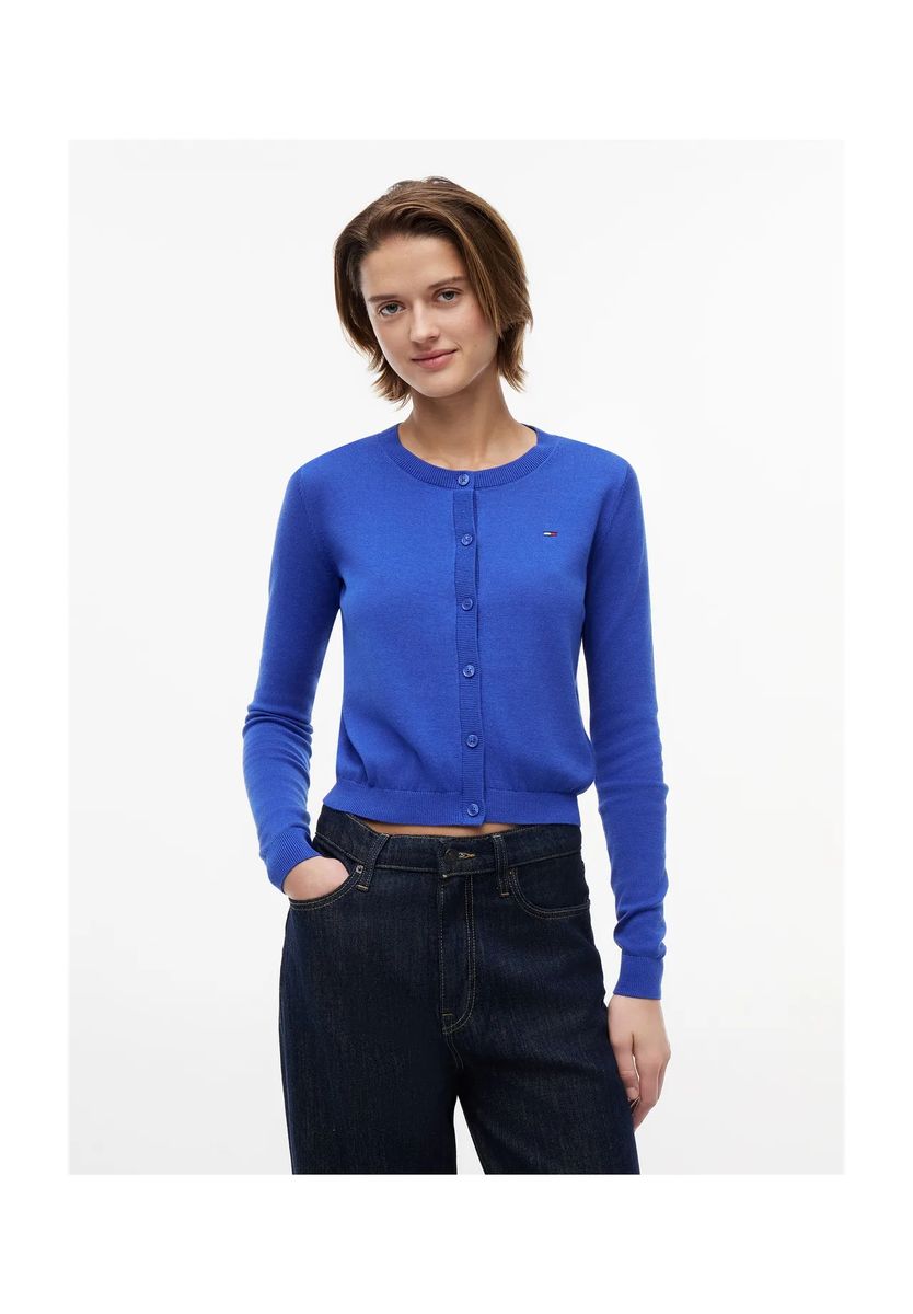 Essenzielle Strickjacke mit Knopfleiste