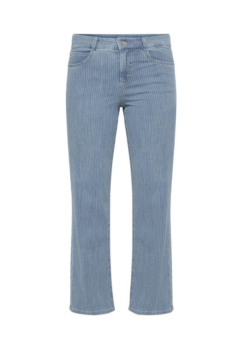 Nadelstreifen-Jeans mit geradem Bein