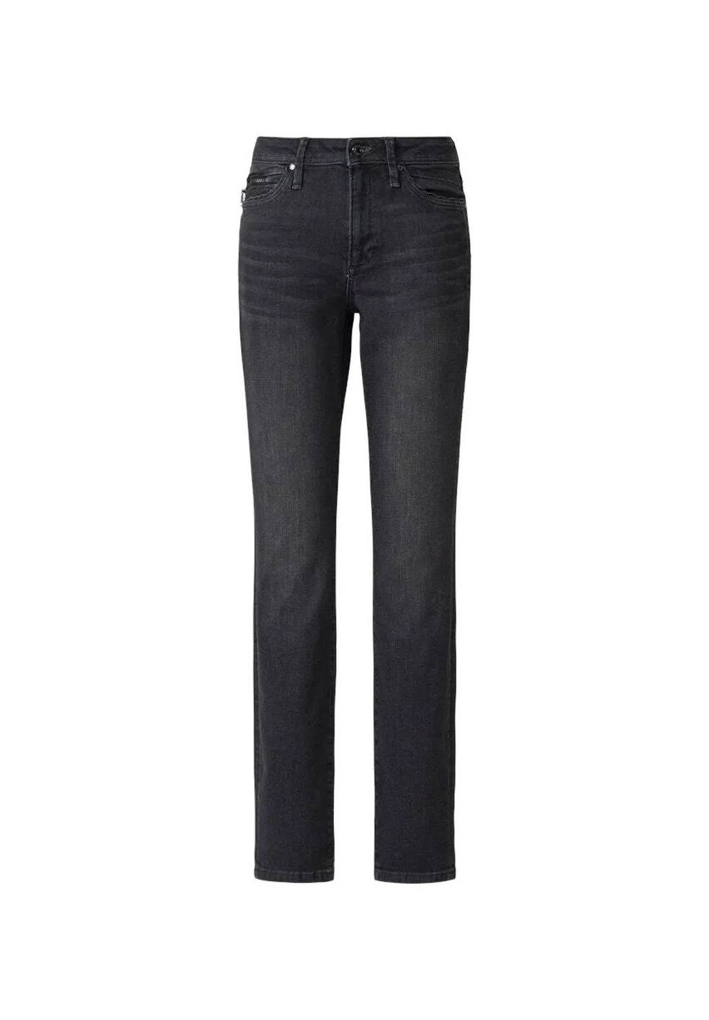 Klassische High-Rise Jeans mit geradem Bein