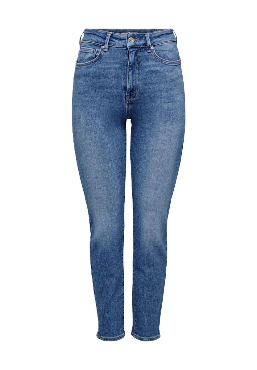 High-Waist Jeans mit schmalem Bein