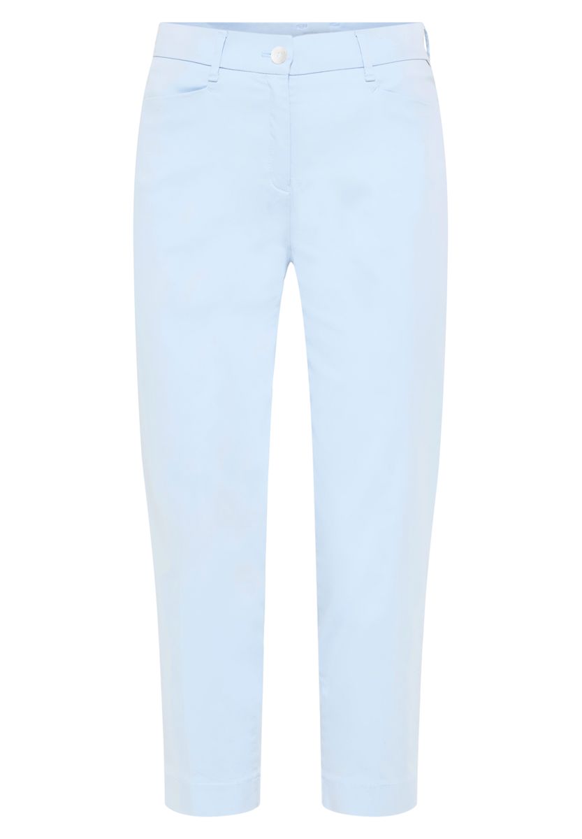 Elegante verkürzte Baumwoll-Chino