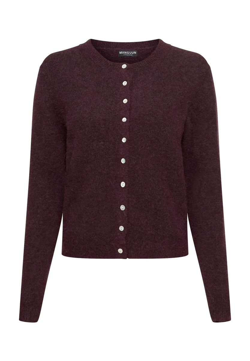 Klassischer Cardigan mit Rundhalsausschnitt