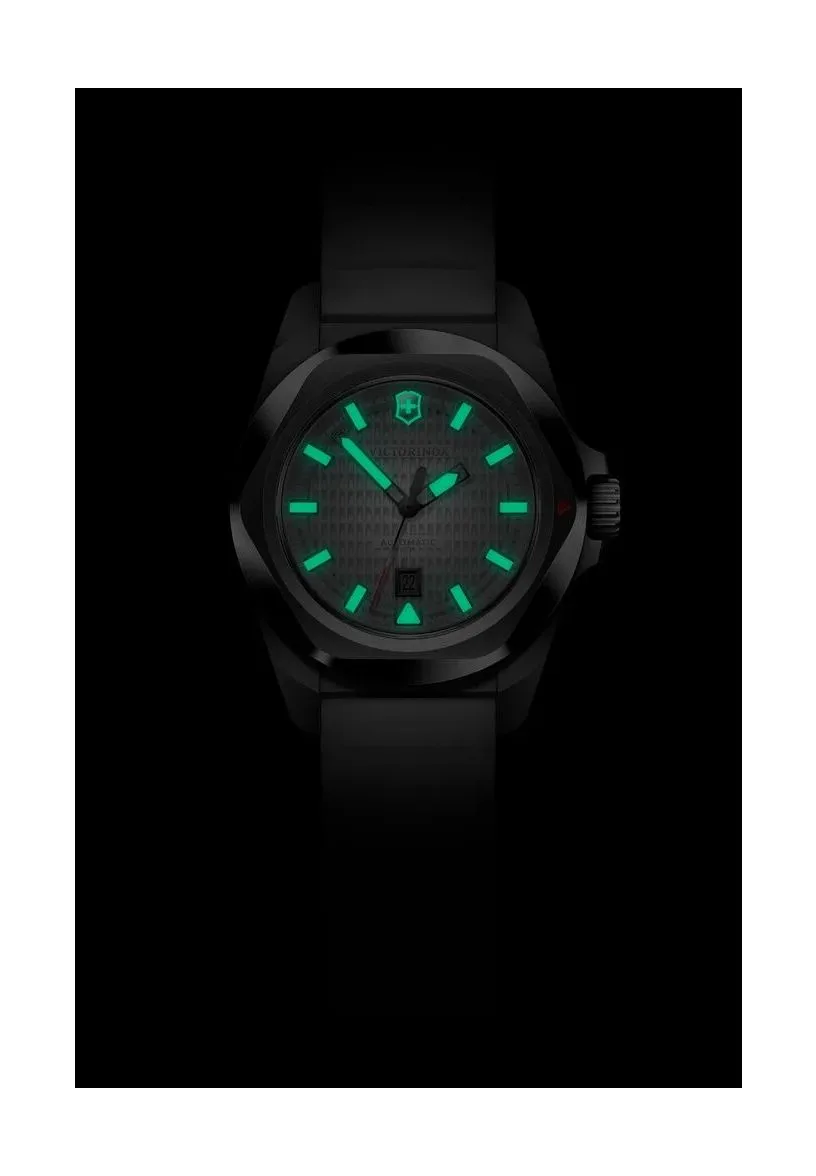 Robuste Automatik-Armbanduhr mit Kautschukarmband