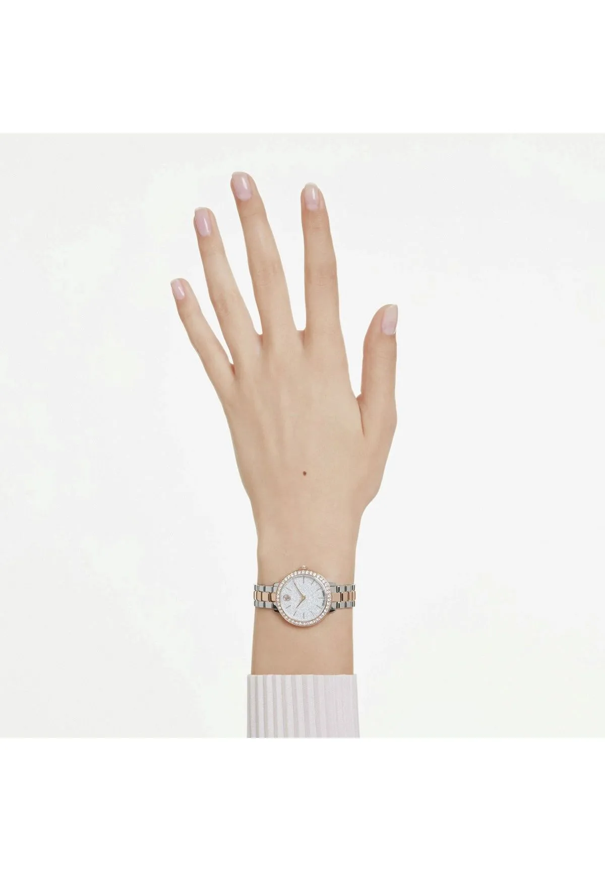 Elegante Armbanduhr mit Kristallen