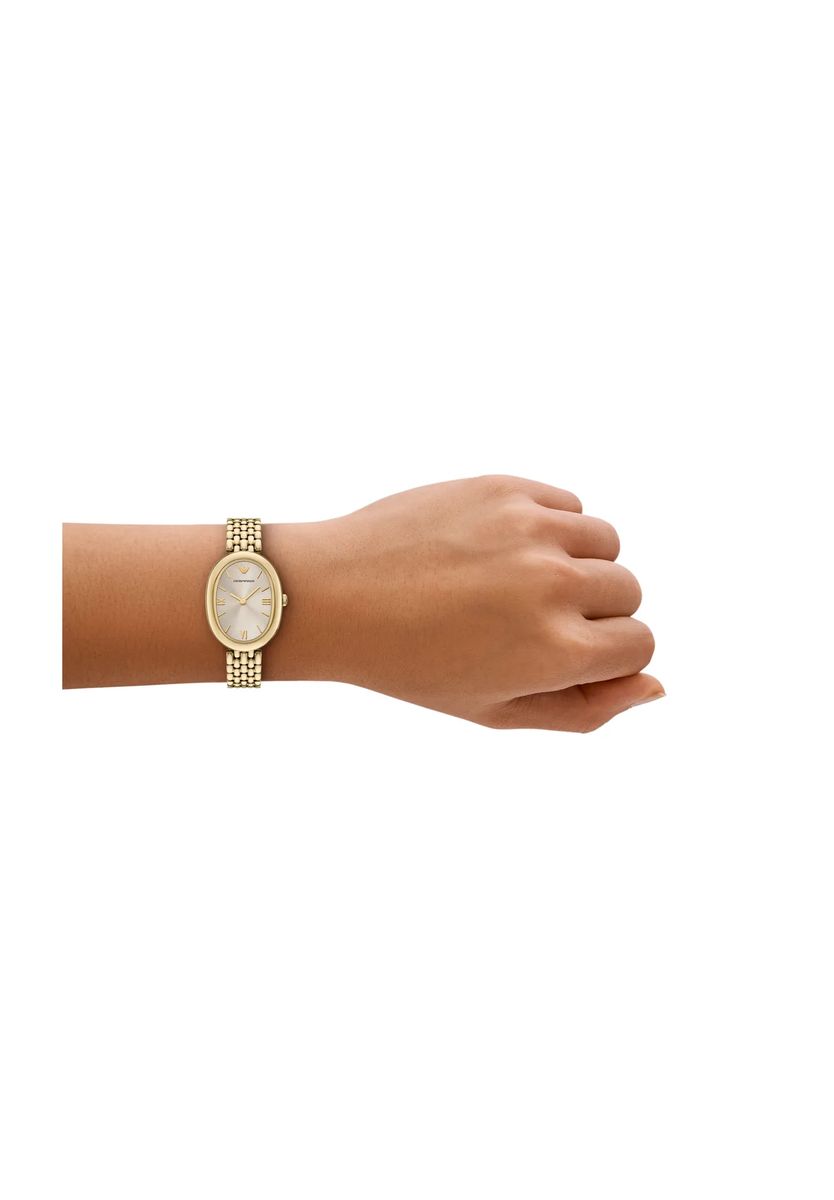 Elegante ovale Armbanduhr