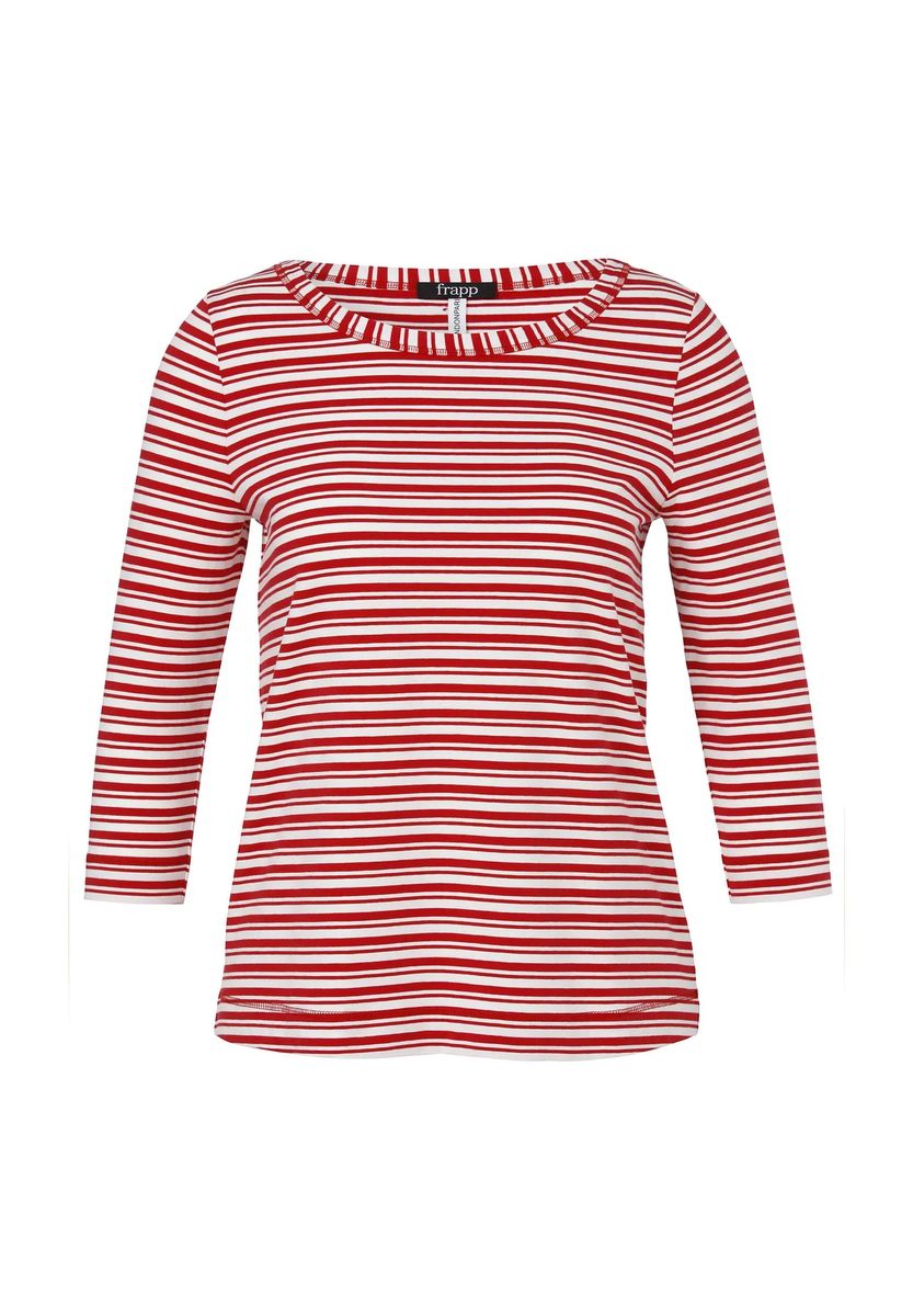 Gestreiftes Shirt mit Dreiviertelarm