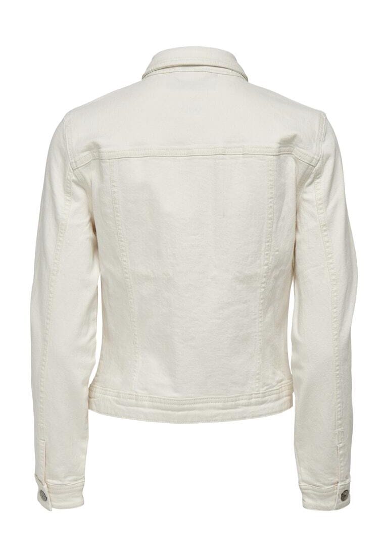 Strukturierte Denim-Jacke zum Knöpfen