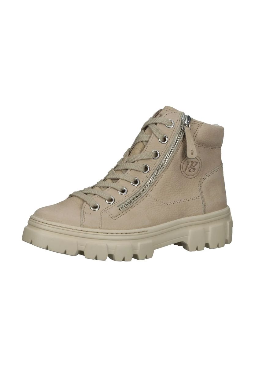 Robuster Nubukleder High-Top Sneaker