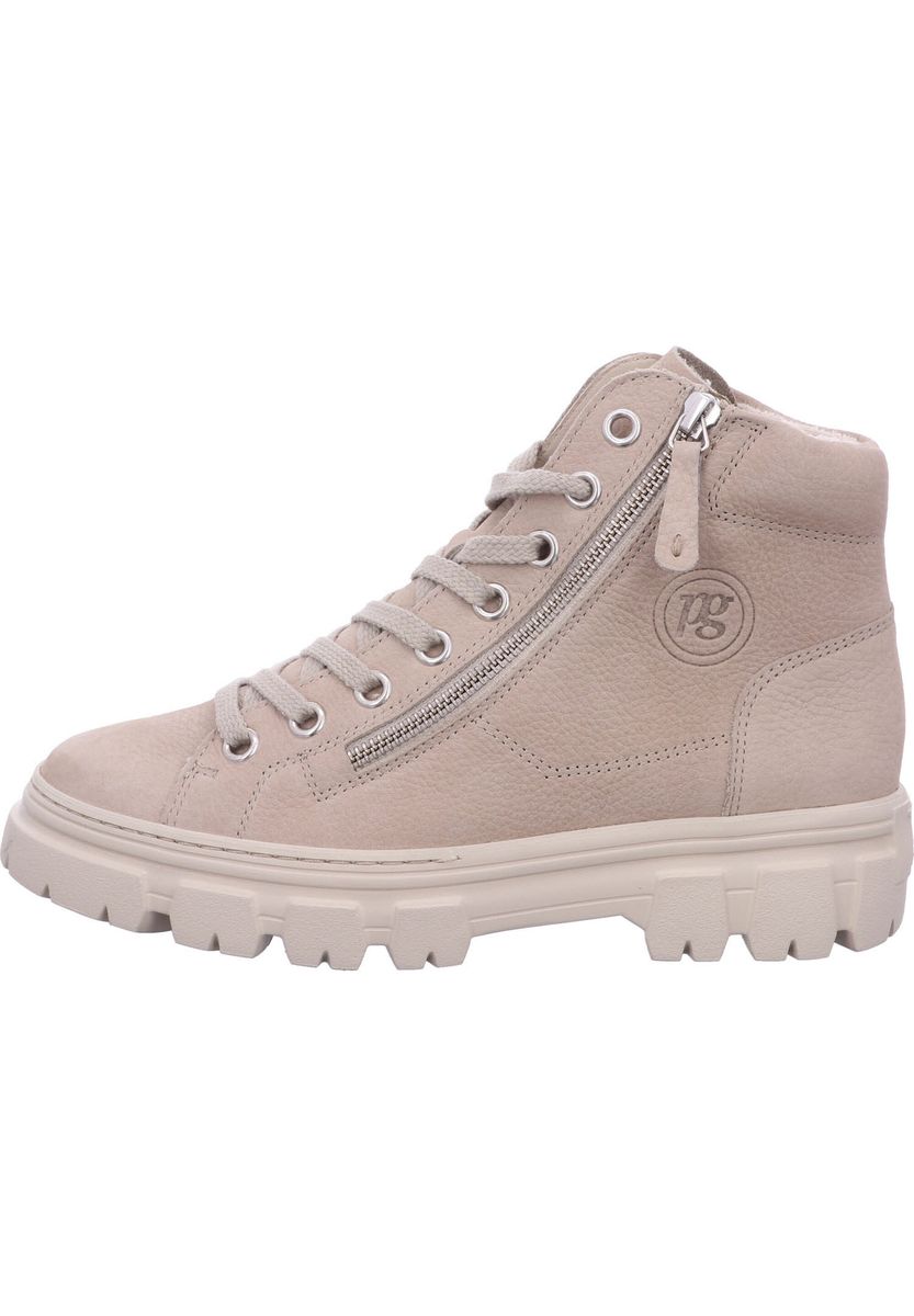Robuster Nubukleder High-Top Sneaker