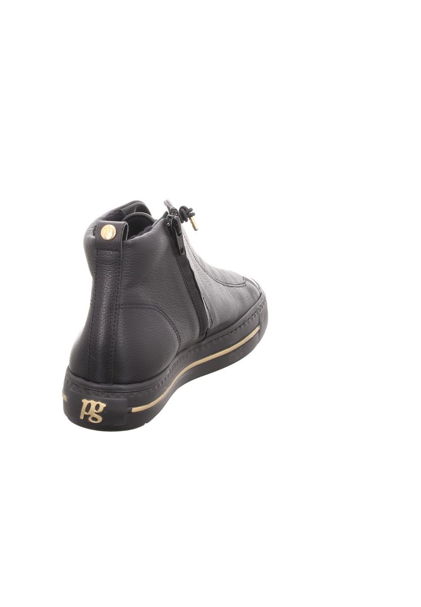 Leder-Sneaker mit Reißverschluss